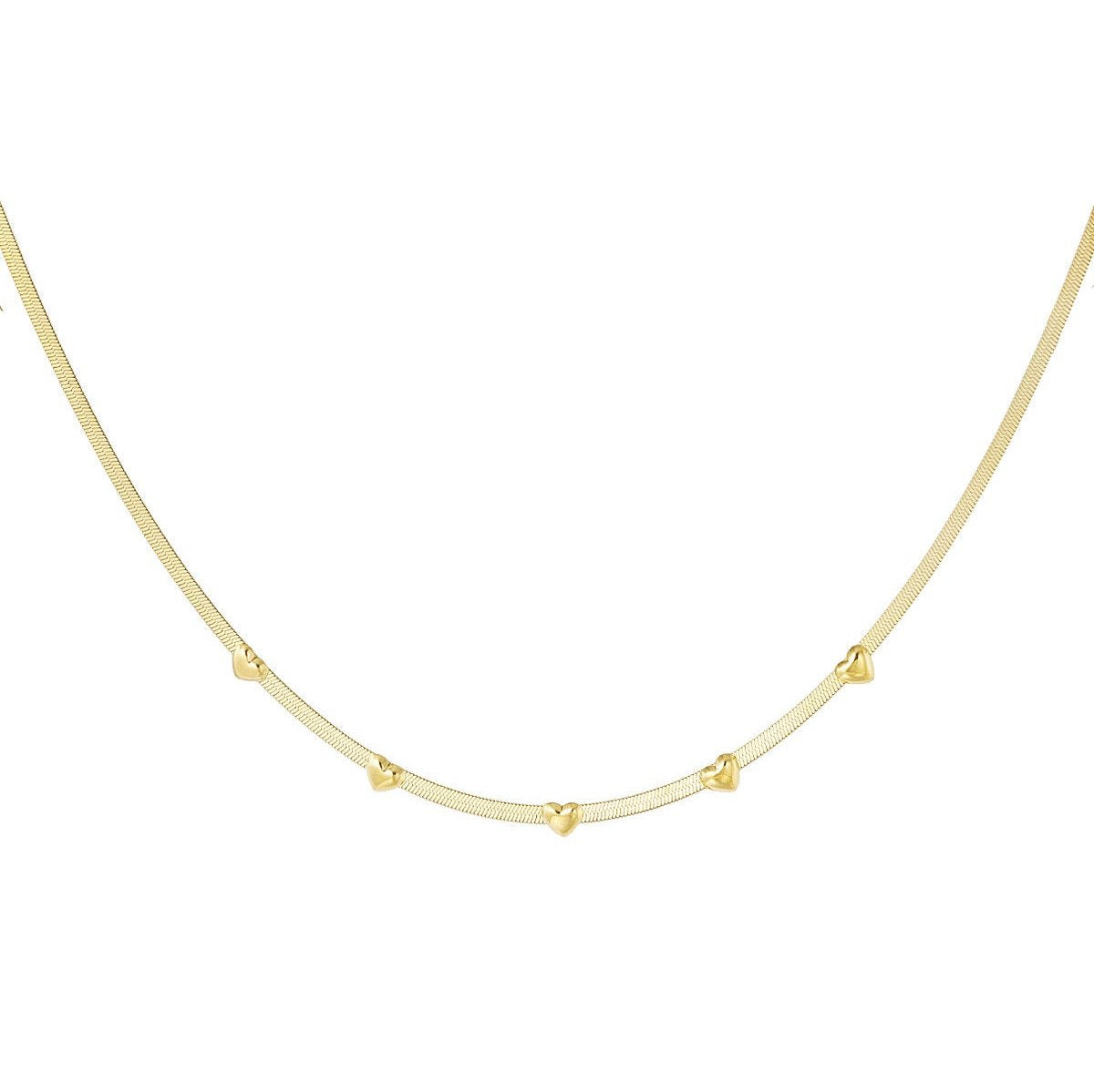 Fine classic necklace goud