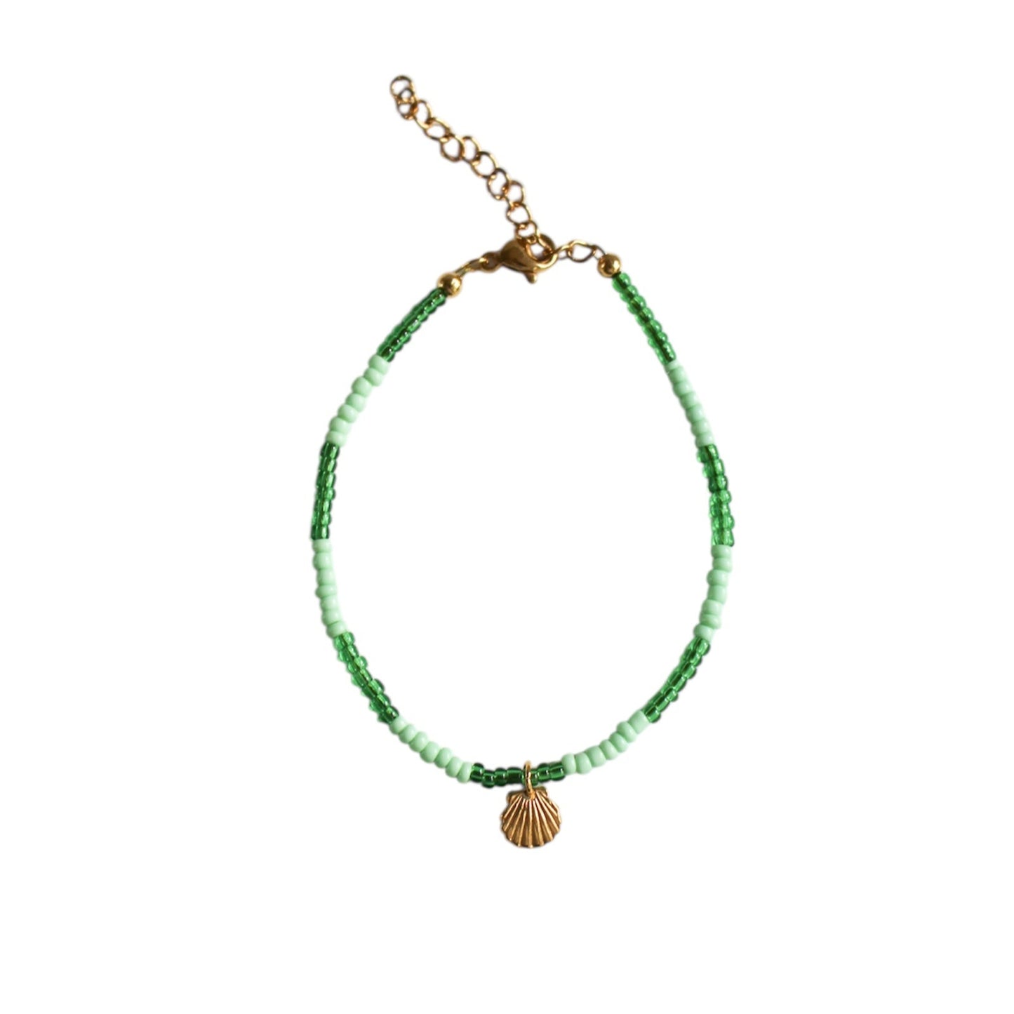 Green shell armband
