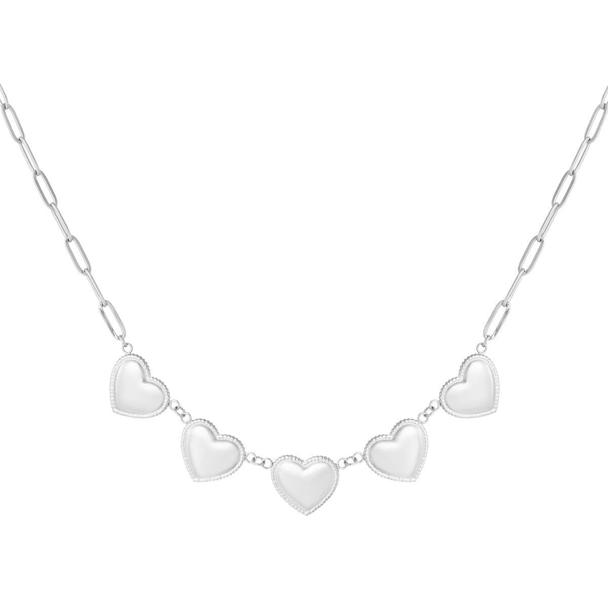 Small heart necklace zilver