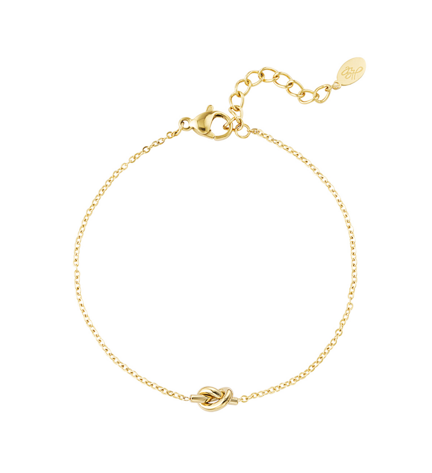 Twisted armband goud