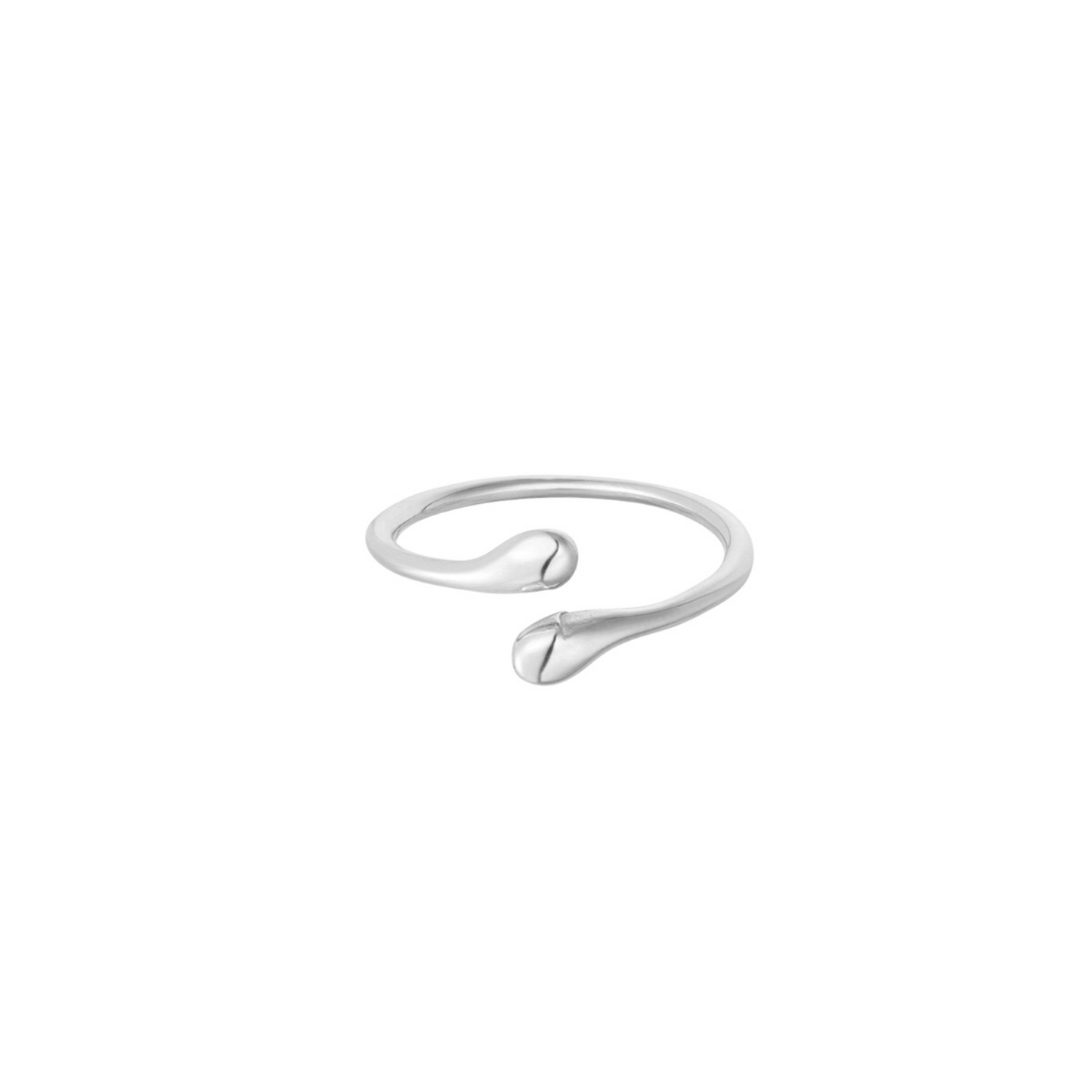 Basic open ring zilver