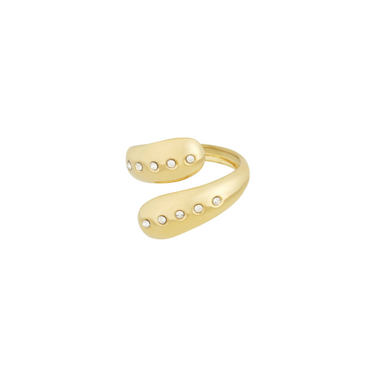 Sparkle ring goud
