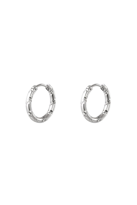 Pipa hoops zilver