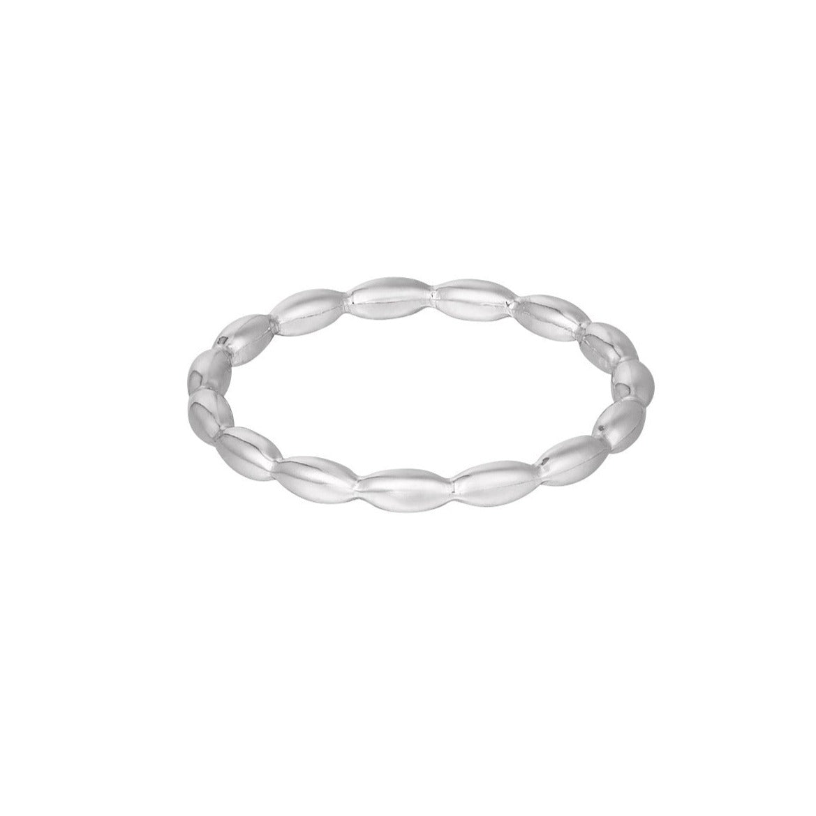 Ovale ring zilver