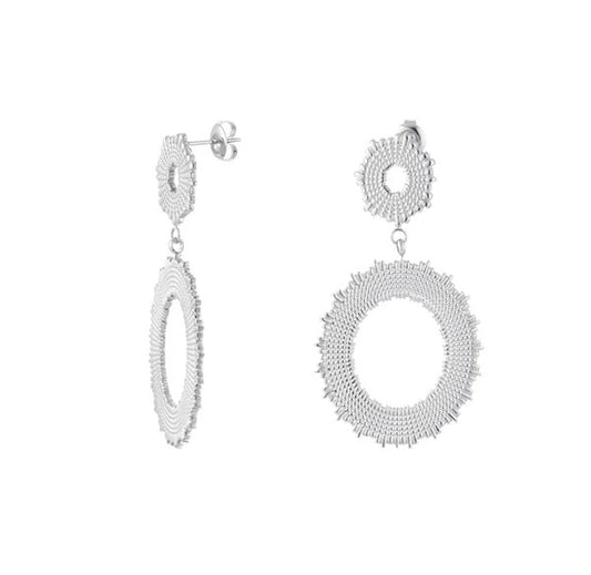 Statement earrings zilver