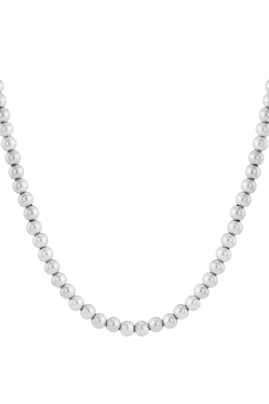 Balls ketting zilver
