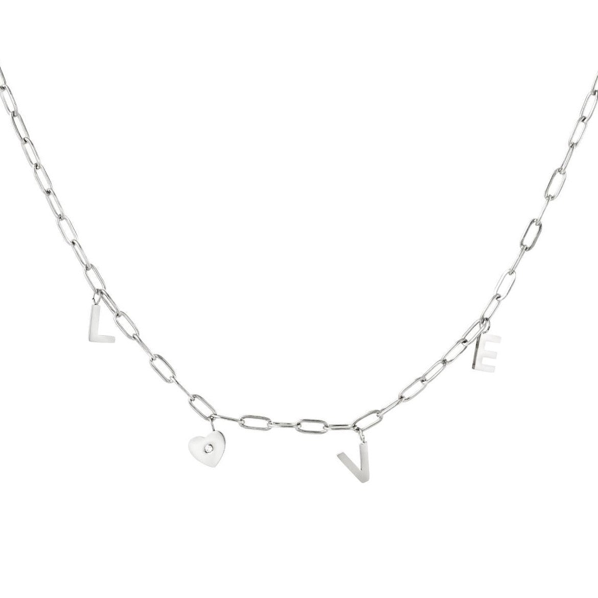 Love necklace zilver