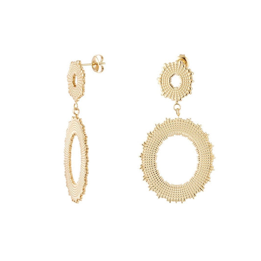 Statement earrings goud