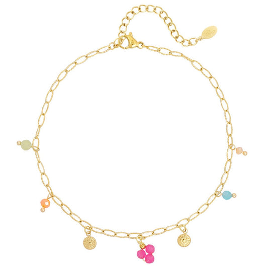 Summer anklet goud