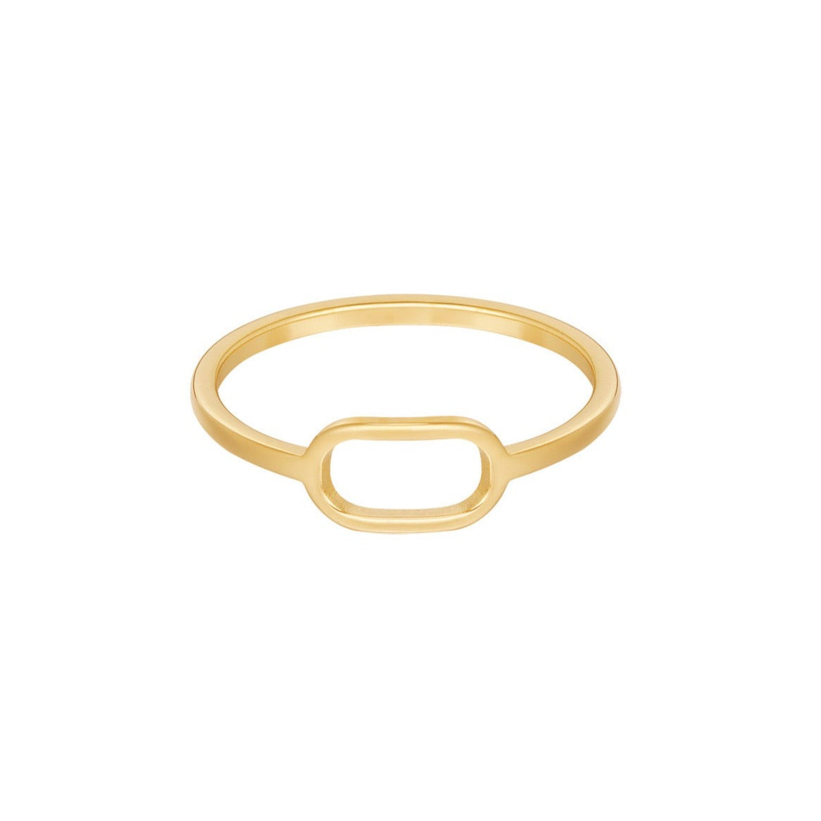 Ring cut out goud