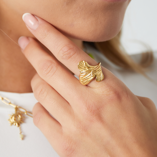 Fleurs ring zilver