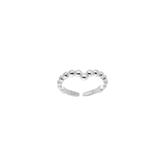 Dots ring zilver