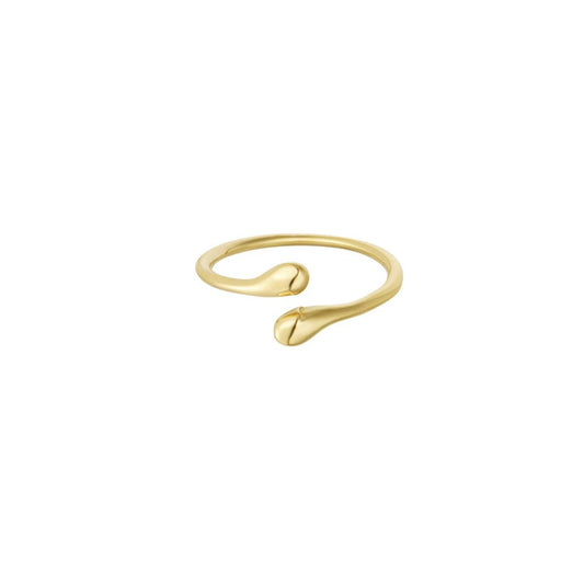 Basic open ring goud