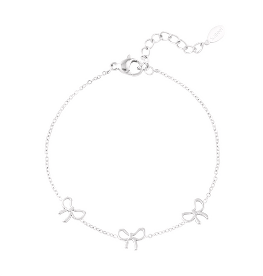 Strik armband zilver