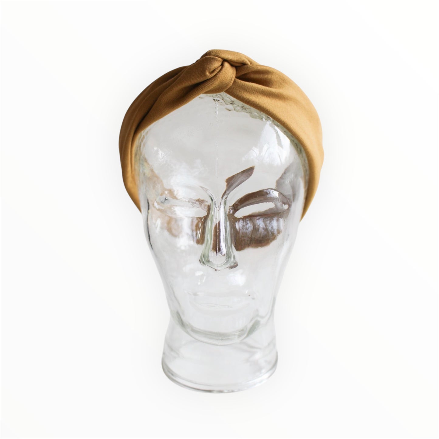 Haarband mosterd geel