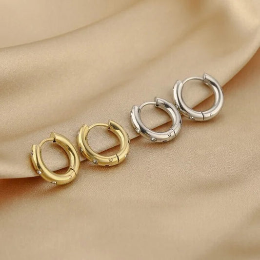 Sparkling hoops goud