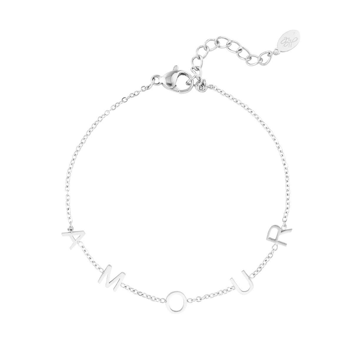 Amour bracelet zilver